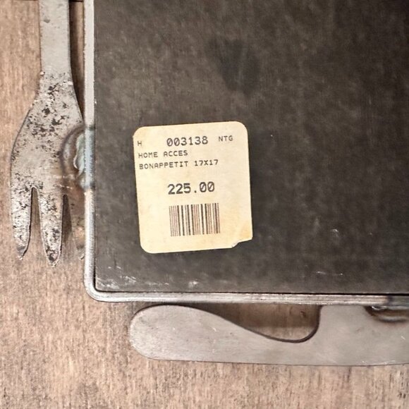 Vtg 1994 Nancy Thomas Bon Appetit Framed Artwork 17 x 17 - Picture 5 of 5